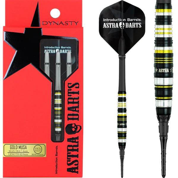 Dynasty - Astra Redstar - Gold Musa 90% - Sada Soft Šípok - Direct Darts - 1