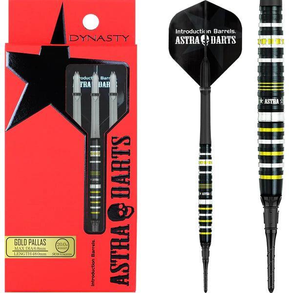 Dynasty - Astra Redstar - Gold Pallas 90% - Sada Soft Šípok - Direct Darts - 1