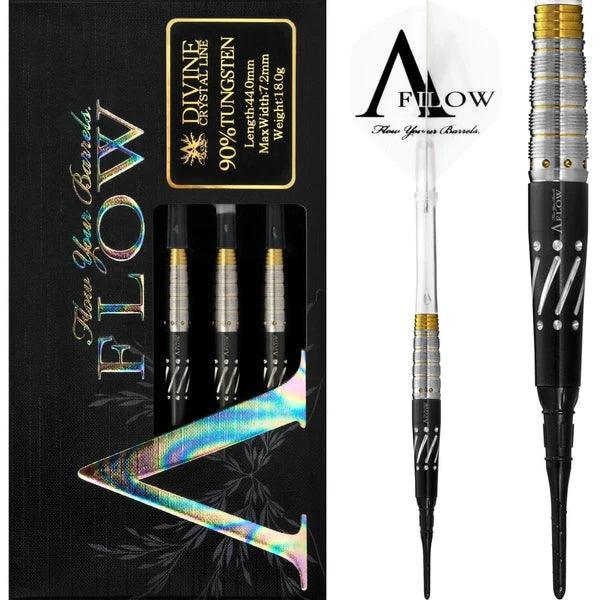 Dynasty - Crystal Line - A Flow - Divine 90% - Sada Soft Šípok - Direct Darts - 1
