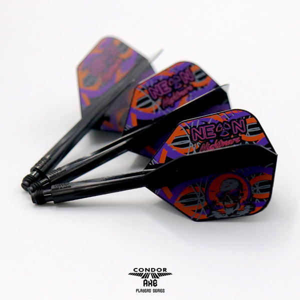 Condor - Axe Neon Nightmare3 - Čierny - No6 - Letky/Násadka Na Šípky - Direct Darts - 2