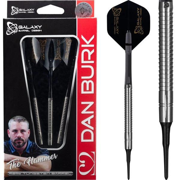 Galaxy - Dan Burk - The Hammer - Natural 90% - Sada Soft Šípok - Direct Darts - 1