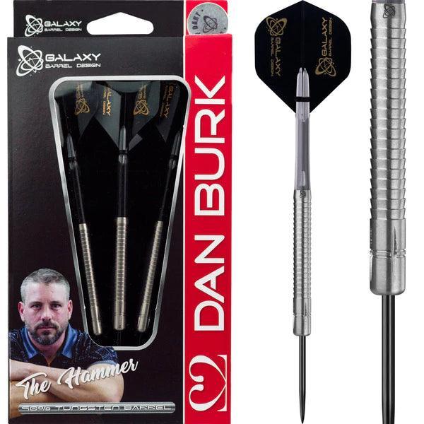 Galaxy - Dan Burk The Hammer Natural 90% - Sada Steel Šípok - Direct Darts - 1