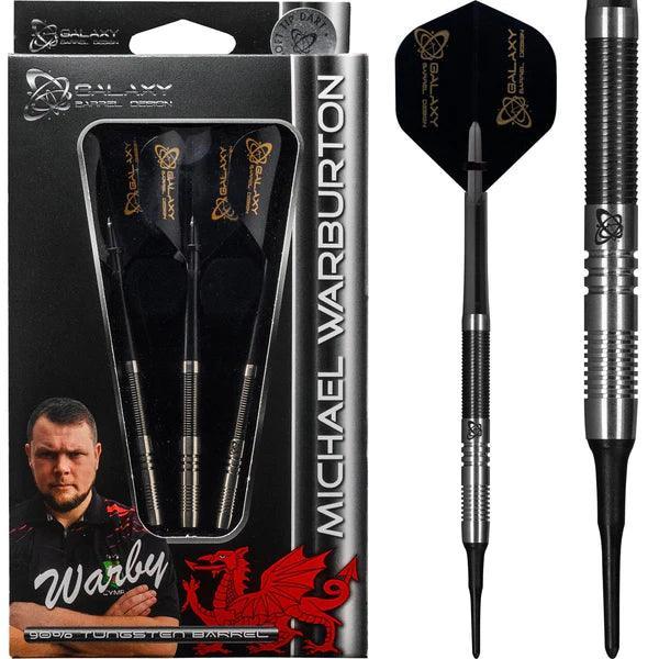 Galaxy - Michael Warburton - Warby 90% - Sada Soft Šípok - Direct Darts - 1