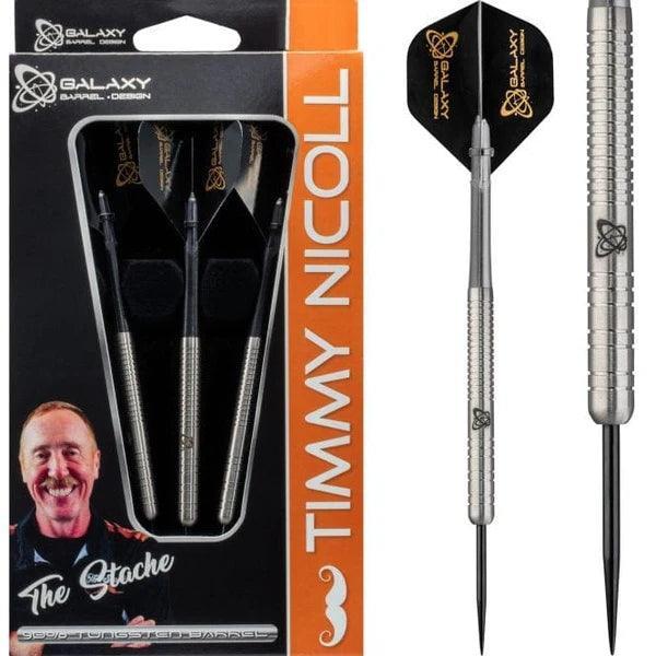 Galaxy - Timmy Nicoll Ringed Natural 90% - Sada Steel Šípok - Direct Darts - 1
