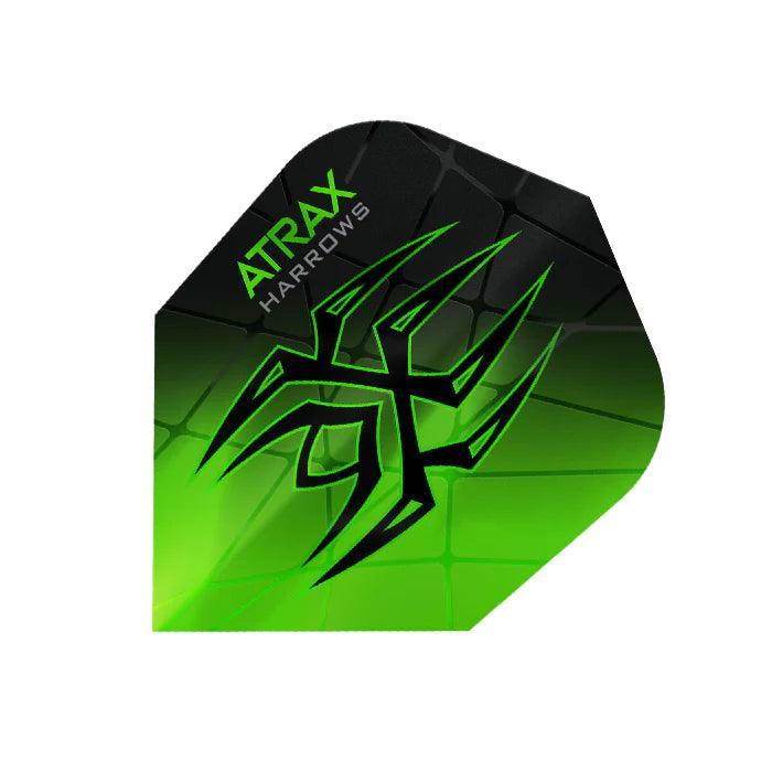 Harrows - Atrax Zelená/Čierna - Letky Na Šípky - Direct Darts - 1