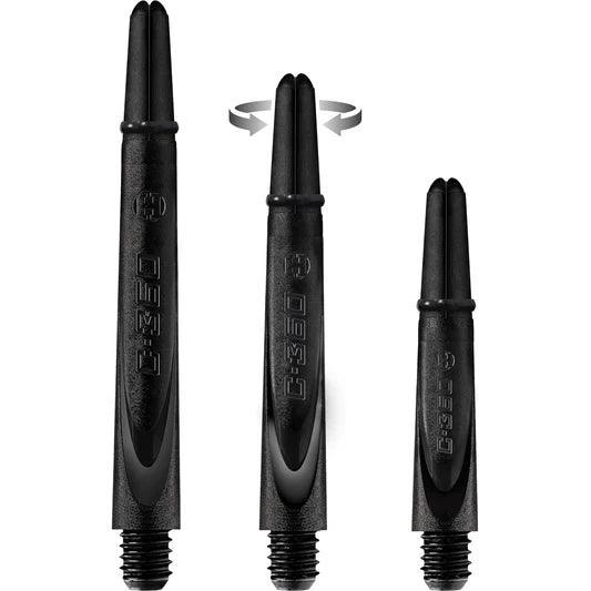Harrows - Carbon 360 Čierna - Násadka Na Šípky - Direct Darts - 1