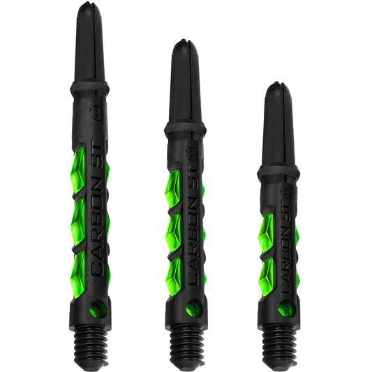 Harrows - Carbon St Zelená - Násadka Na Šípky - Direct Darts - 1