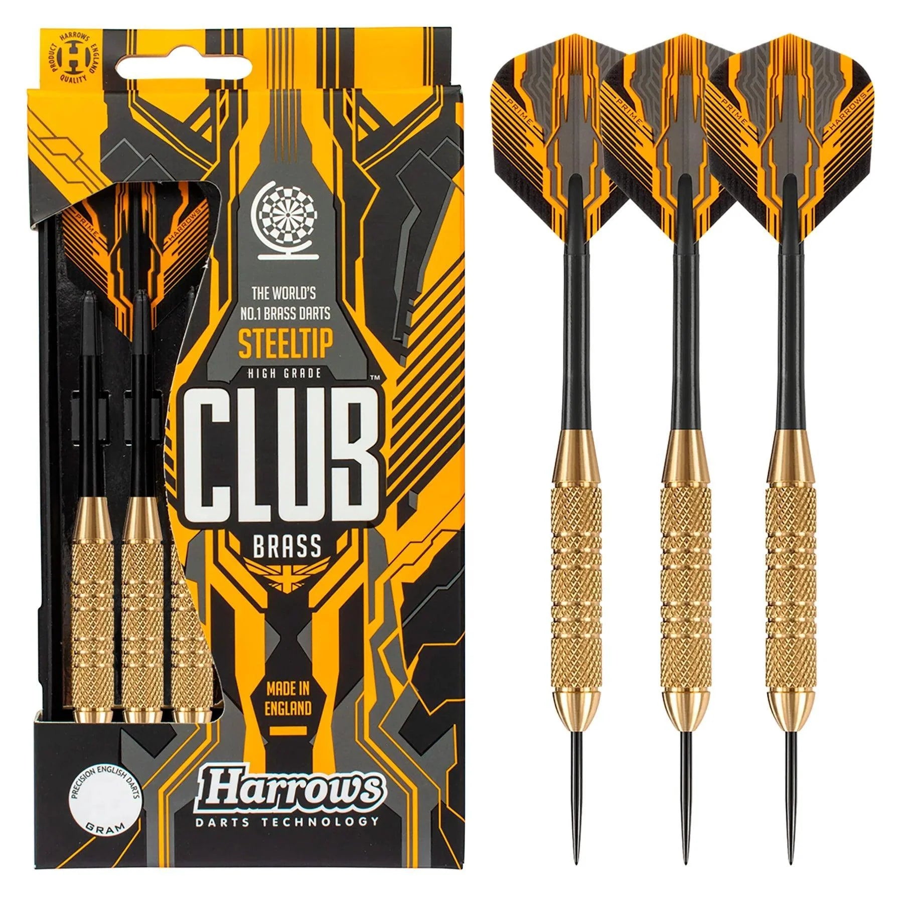 Harrows - Club Brass 28Gk - Sada Steel Šípok - Direct Darts - 2