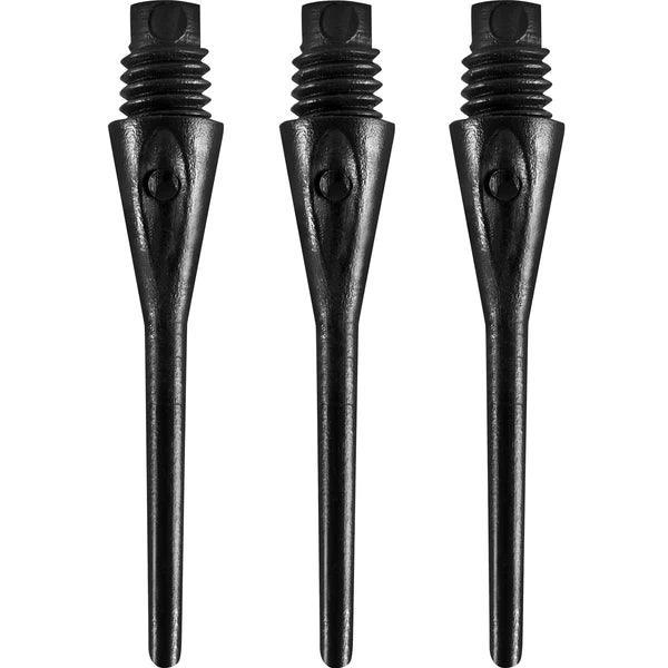 Harrows - Dimple Hrot 1/4 Čierna - 30 Ks - Soft Hrot Na Šípky - Direct Darts - 1