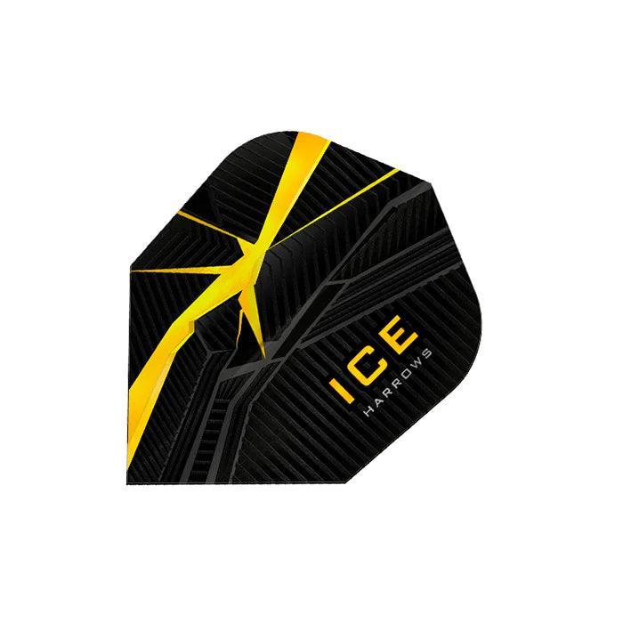Harrows - Ice Recut Žltá - 100 Mikrón - Letky Na Šípky - Direct Darts - 1