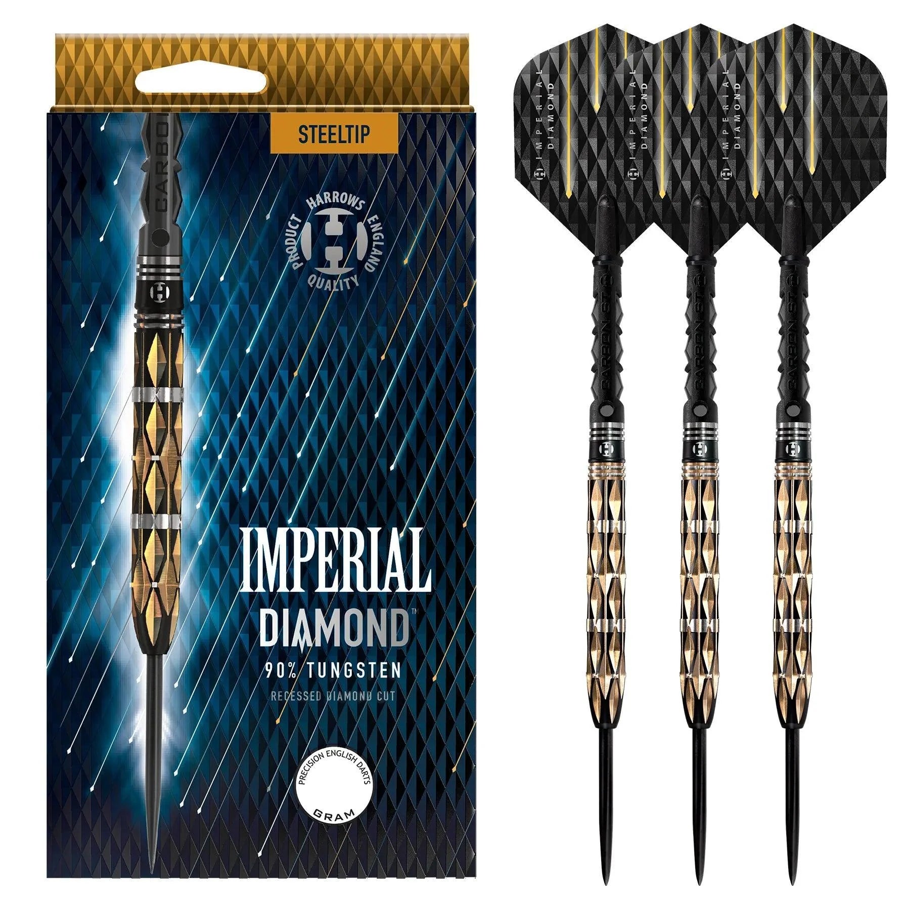 Harrows - Imperial Diamond 90% - Sada Steel Šípok - Direct Darts - 2