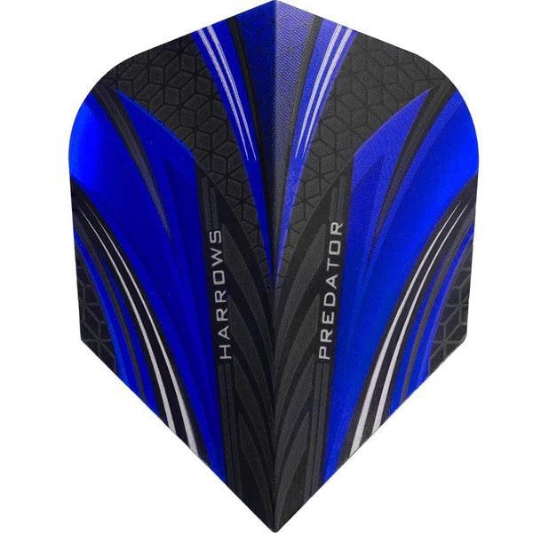 Harrows - Prime Predator Modrá - 100 Mikrón - Letky Na Šípky - Direct Darts - 1