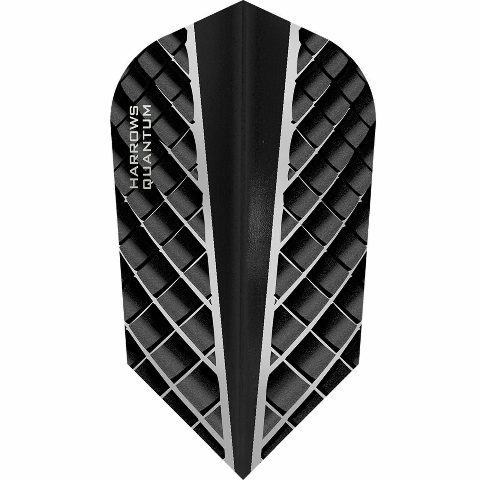 Harrows - Quantum 3D Effect - Čierna - Slim - 100 Mikrón - Letky Na Šípky - Direct Darts - 1