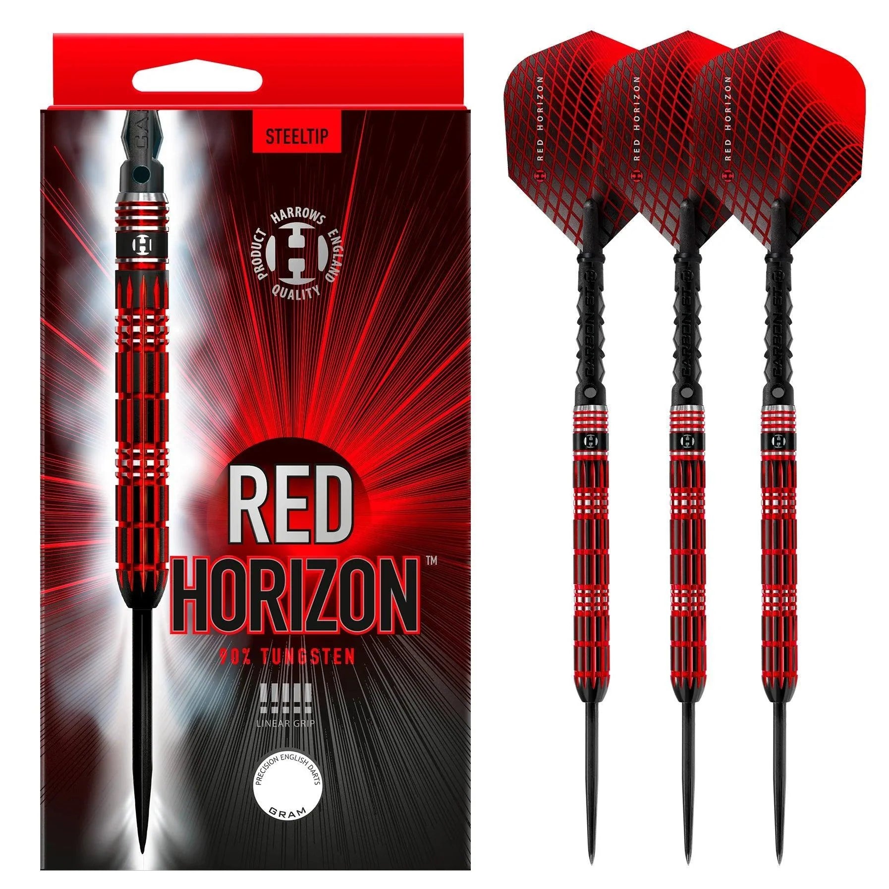 Harrows - Red Horizon 90% - Sada Steel Šípok - Direct Darts - 2