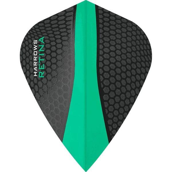Harrows - Retina - Jade - Šarkana - 100 Mikrón - Letky Na Šípky - Direct Darts - 1