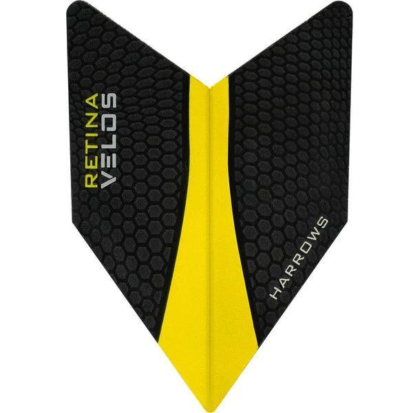 Harrows - Retina - Žltá - Velos - 100 Mikrón - Letky Na Šípky - Direct Darts - 1