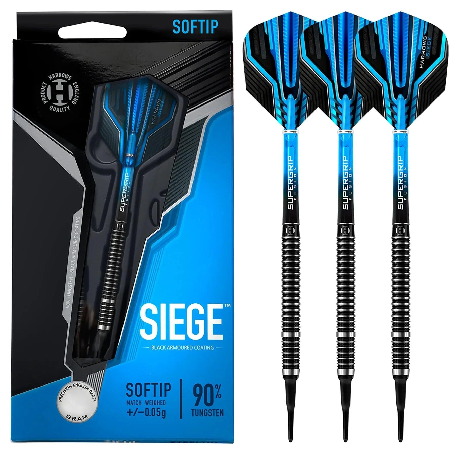 Harrows - Siege 90% - Sada Soft Šípok - Direct Darts - 2