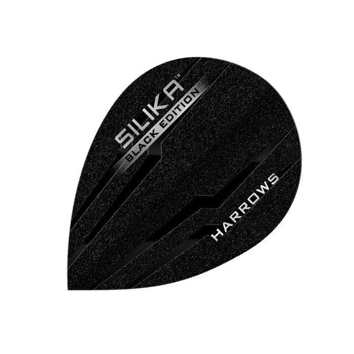 Harrows - Silika Black Edition - Hruškovitá - 100 Mikrón - Letky Na Šípky - Direct Darts - 1
