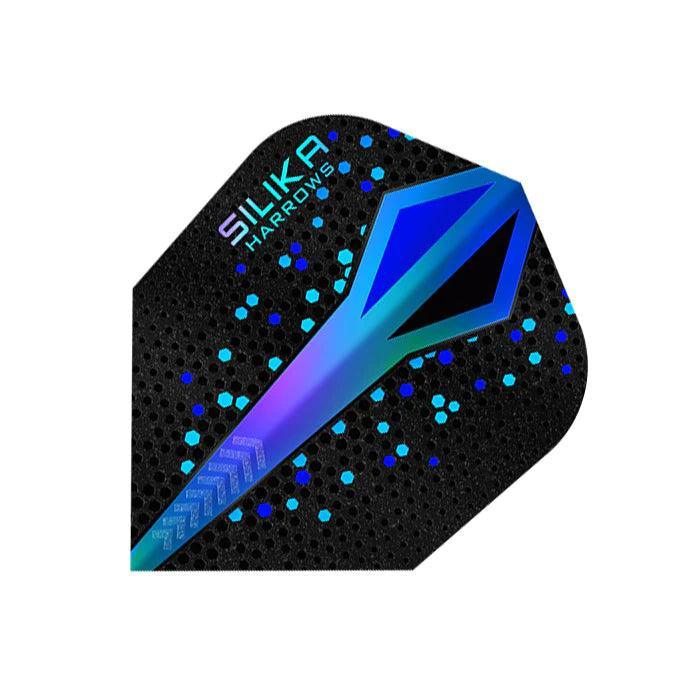 Harrows - Silika Colourshift No6 Modrá - Letky Na Šípky - Direct Darts - 1