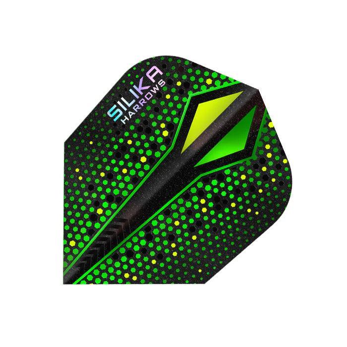 Harrows - Silika Colourshift No6 Zelená X - Letky Na Šípky - Direct Darts - 1
