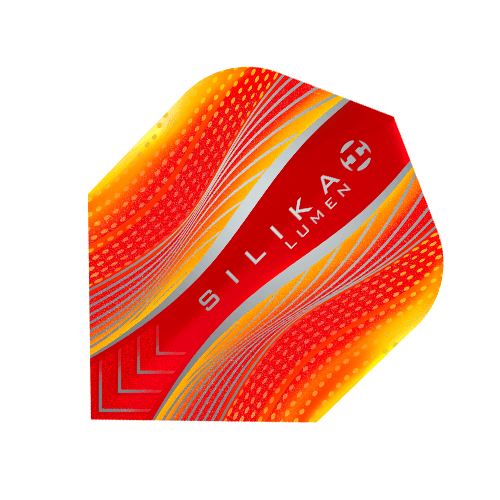 Harrows - Silika Lumen No6 Oranžová/Červená - 100 Mikrón - Letky Na Šípky - Direct Darts - 1