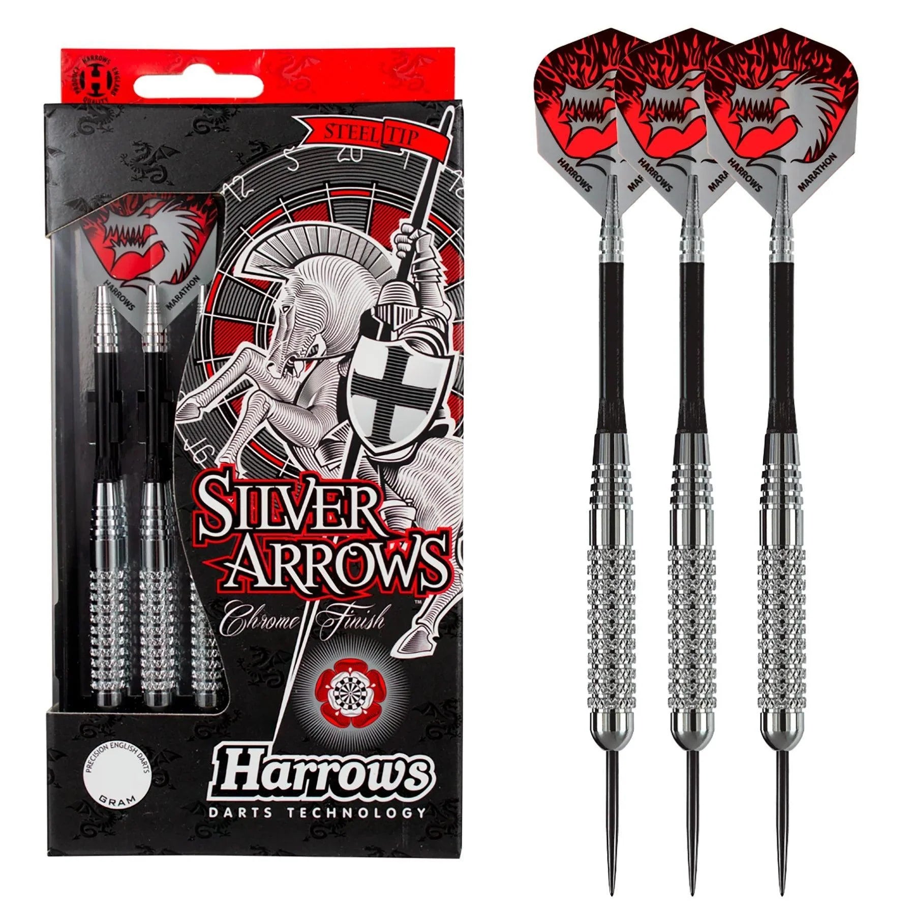 Harrows - Silver Arrows Zubatá - Sada Steel Šípok - Direct Darts - 2