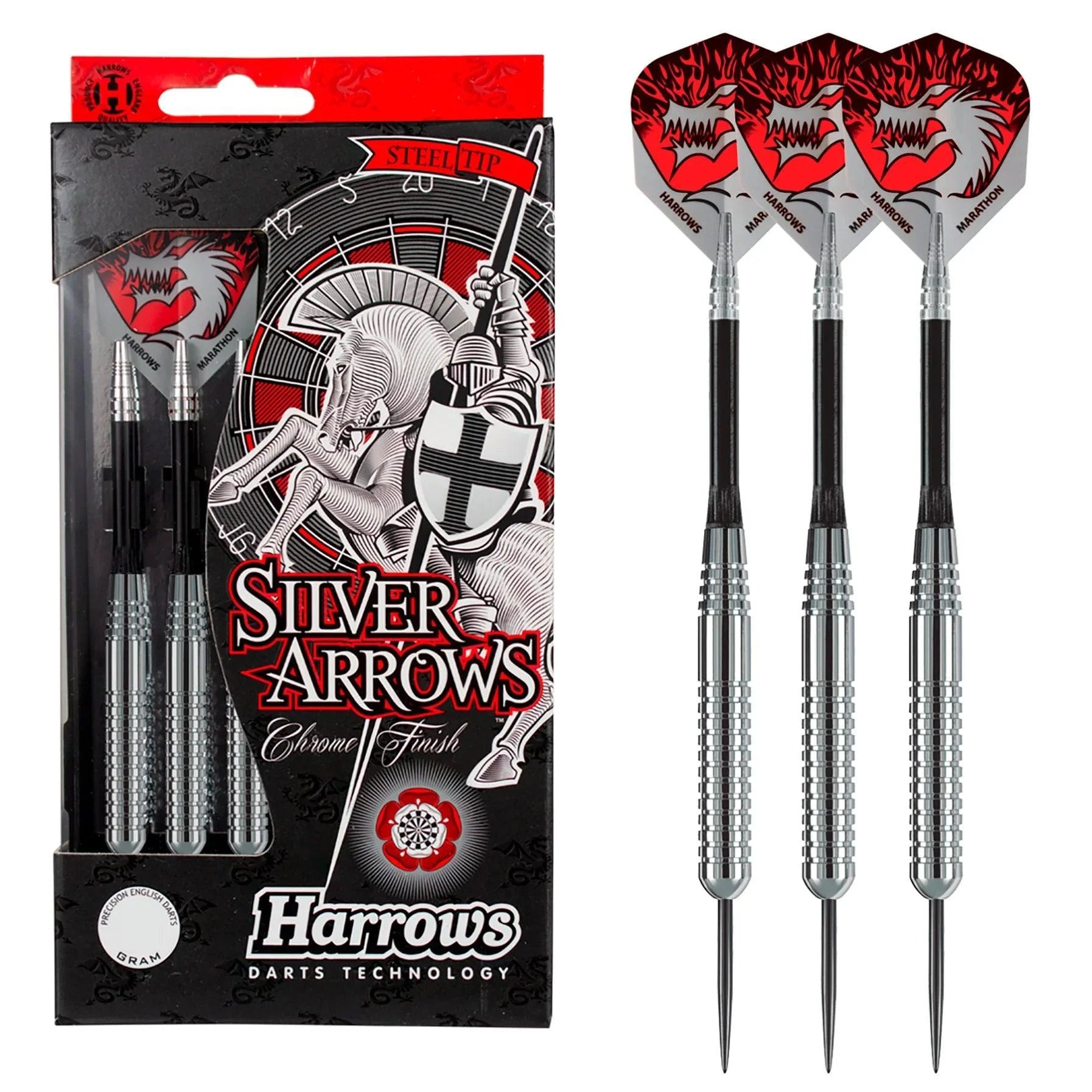 Harrows - Silver Arrows Ringed - Sada Steel Šípok - Direct Darts - 2