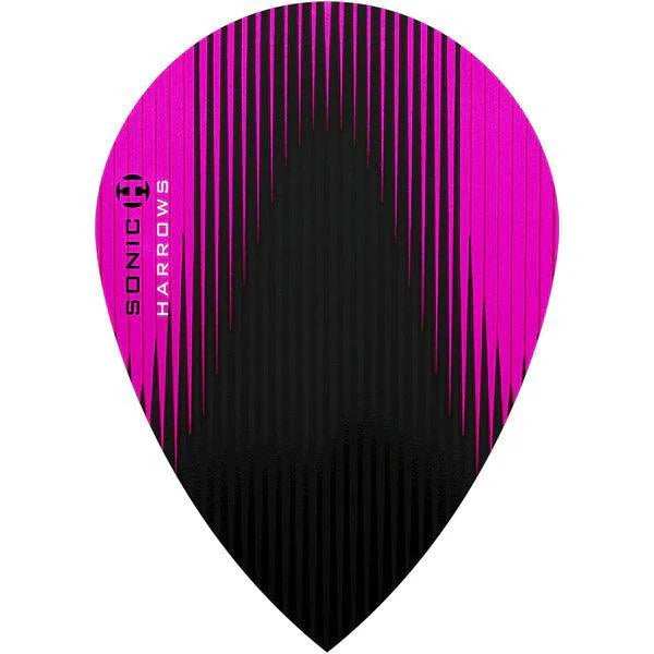 Harrows - Sonic - Ružová - Hruškovitá - 100 Mikrón - Letky Na Šípky - Direct Darts - 1
