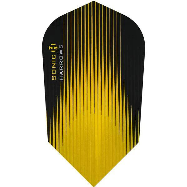 Harrows - Sonic - Žltá - Slim - 100 Mikrón - Letky Na Šípky - Direct Darts - 1