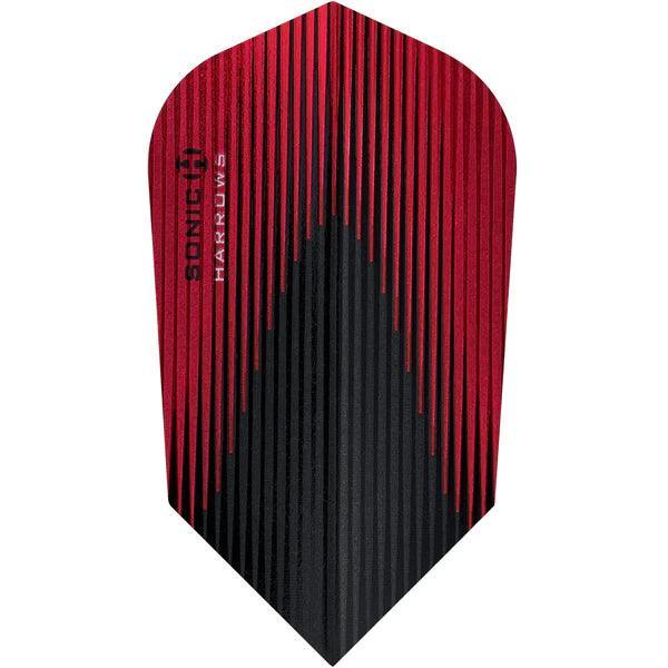 Harrows - Sonic X - Červená - Slim - 100 Mikrón - Letky Na Šípky - Direct Darts - 1