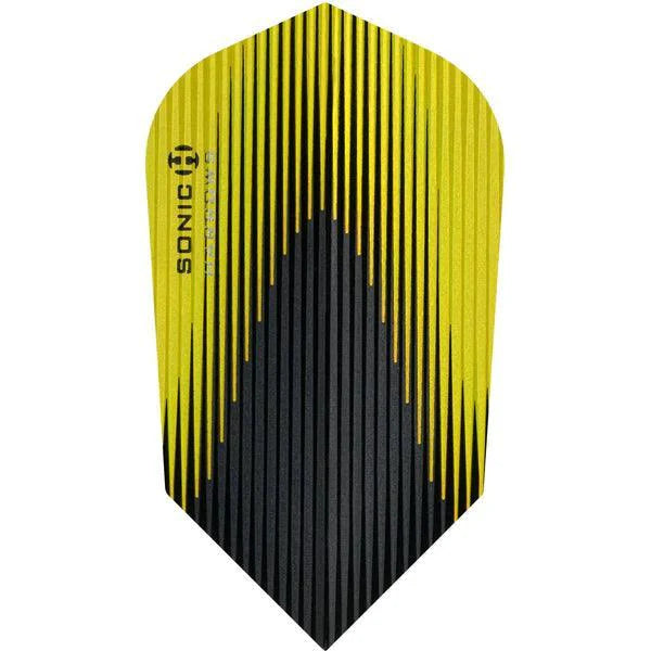 Harrows - Sonic X - Žltá - Slim - 100 Mikrón - Letky Na Šípky - Direct Darts - 1