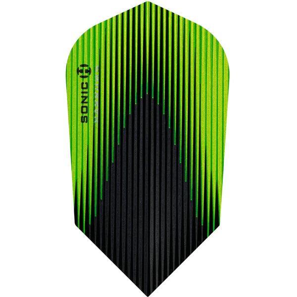 Harrows - Sonic X - Zelená - Slim - 100 Mikrón - Letky Na Šípky - Direct Darts - 1