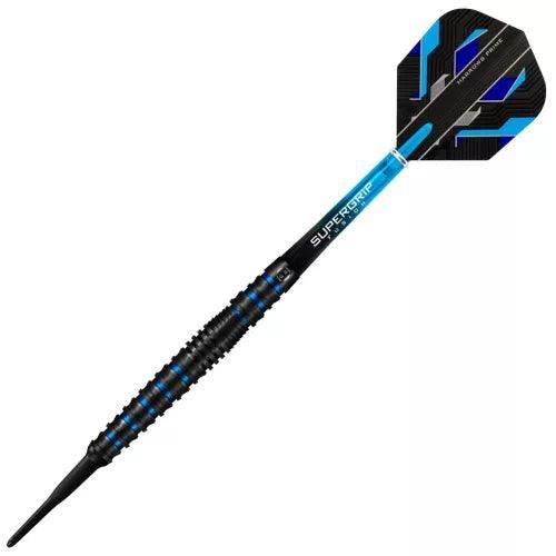 Harrows - Spina 90% Čierna/Modrá - Sada Soft Šípok - Direct Darts - 1