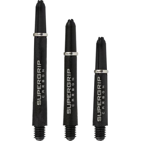 Harrows - Supergrip Carbon Strieborná - Násadka Na Šípky - Direct Darts - 1