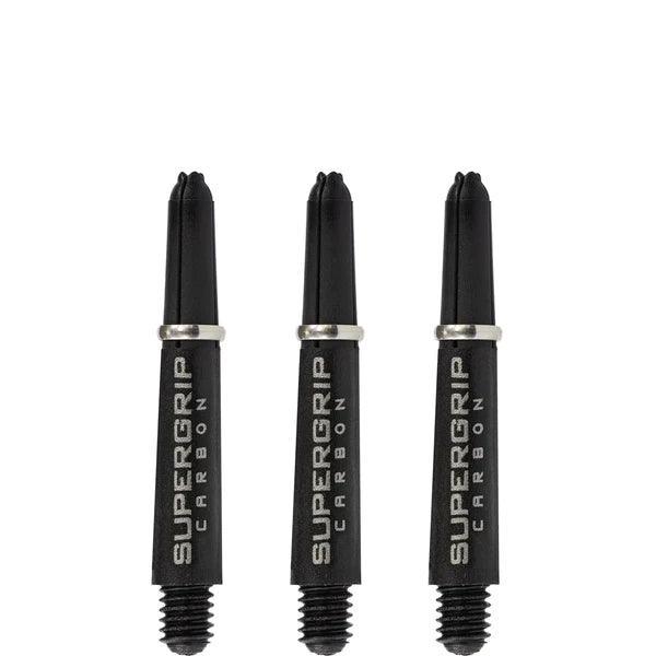 Harrows - Supergrip Carbon Strieborná - Násadka Na Šípky - Direct Darts - 2