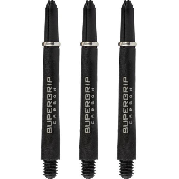 Harrows - Supergrip Carbon Strieborná - Násadka Na Šípky - Direct Darts - 4