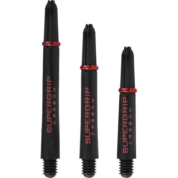 Harrows - Supergrip Carbon Červená - Násadka Na Šípky - Direct Darts - 1
