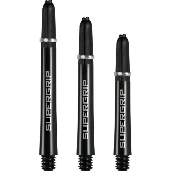 Harrows - Supergrip Čierna/Strieborná - Násadka Na Šípky - Direct Darts - 1