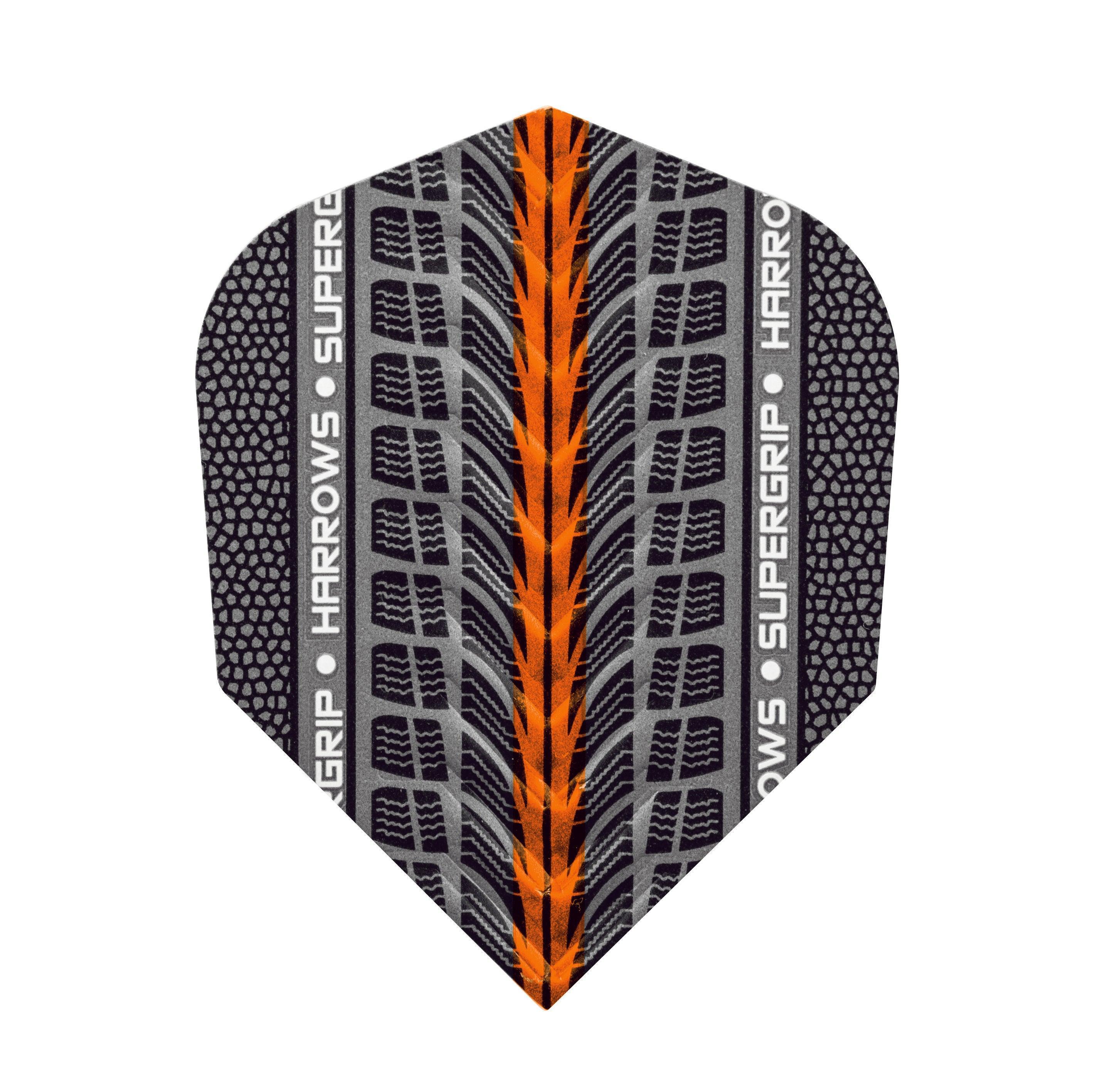 Harrows - Supergrip Oranžová - 100 Mikrón - Letky Na Šípky - Direct Darts - 1