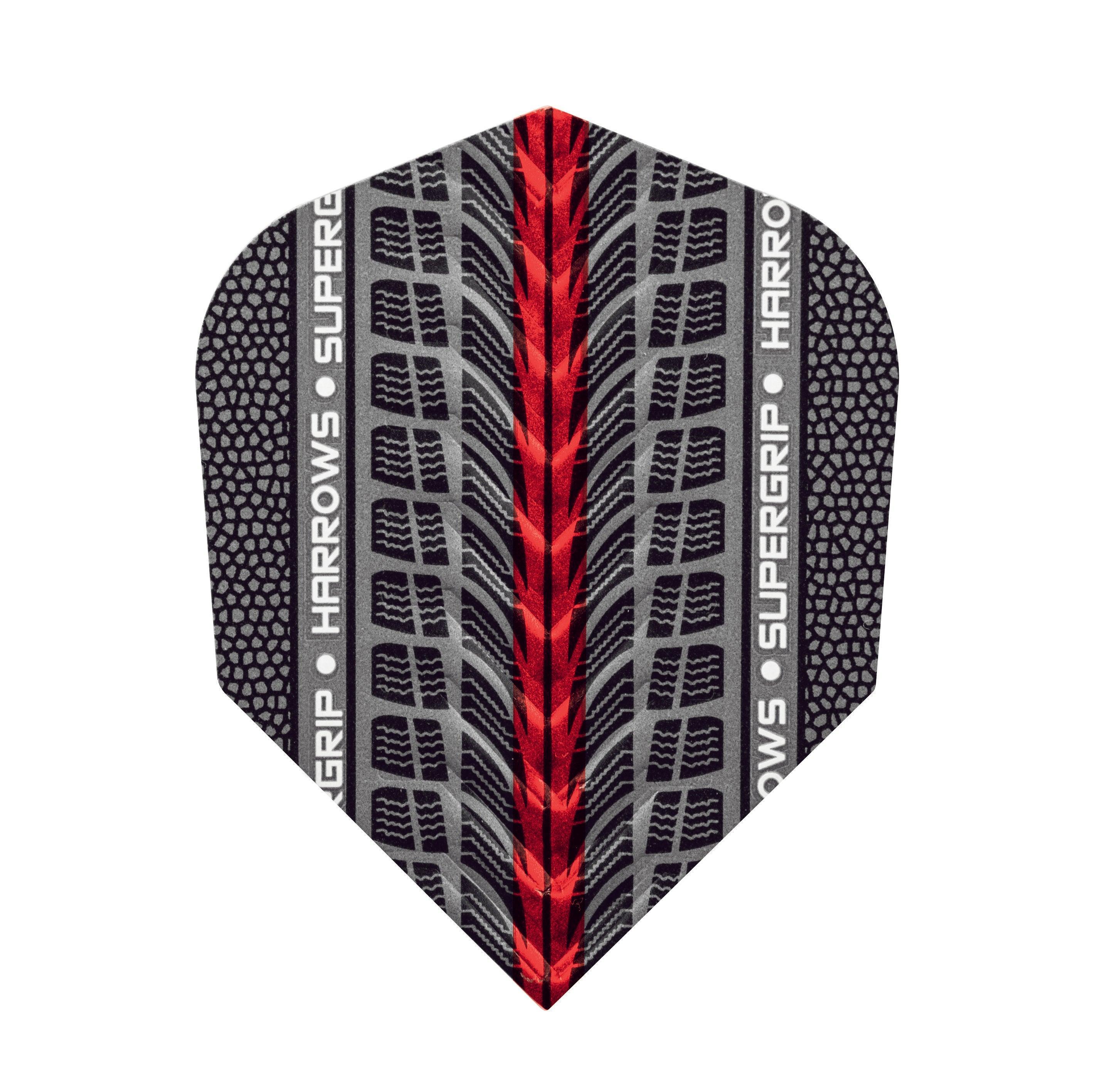 Harrows - Supergrip Červená - 100 Mikrón - Letky Na Šípky - Direct Darts - 1
