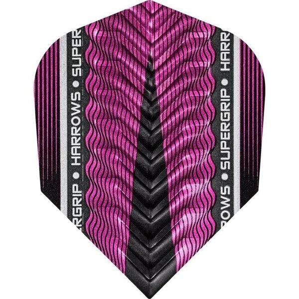 Harrows - Supergrip - Ružová - 100 Mikrón - Letky Na Šípky - Direct Darts - 1