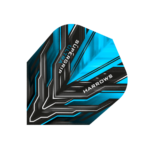 Harrows - Supergrip Ultra Aqua - 100 Mikrón - Letky Na Šípky - Direct Darts - 1