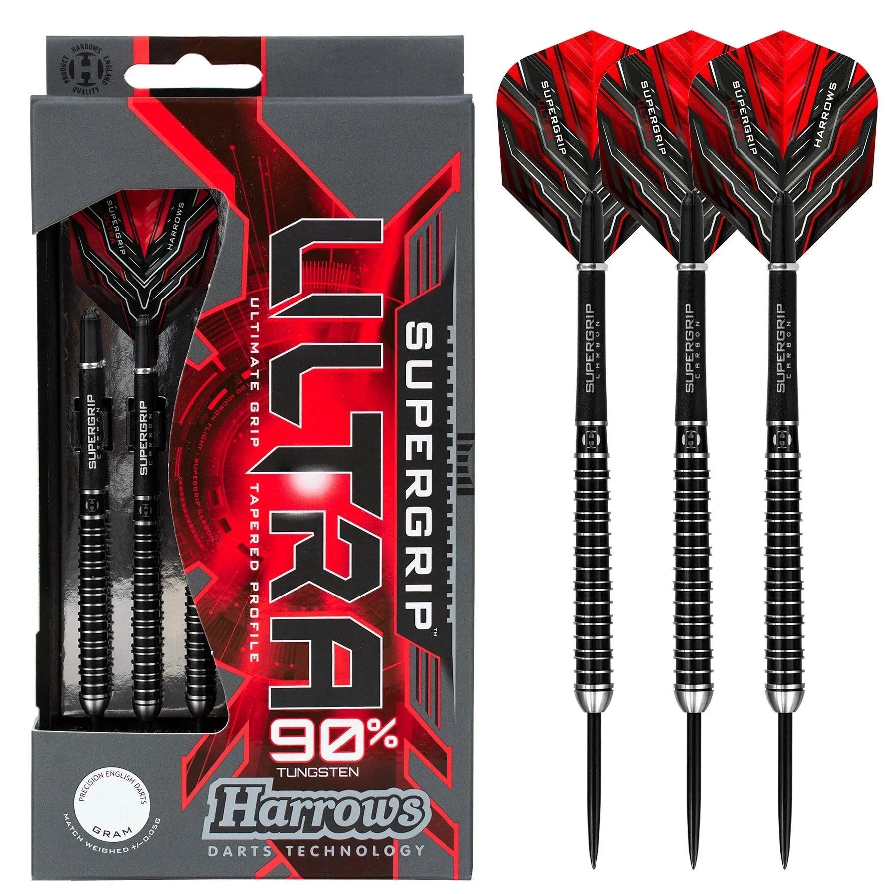 Harrows - Supergrip Ultra - Sada Steel Šípok - Direct Darts - 2