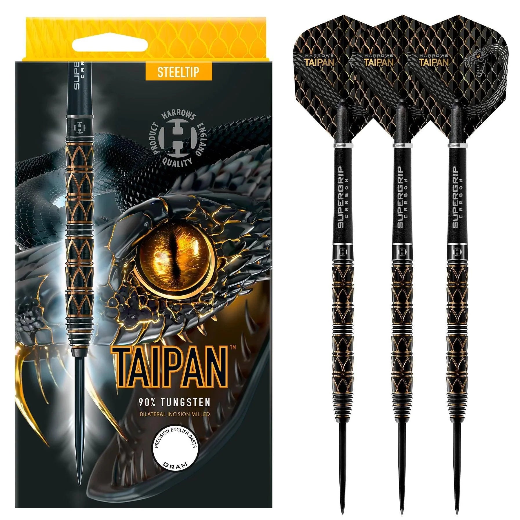 Harrows - Taipan 90% - Sada Steel Šípok - Direct Darts - 2
