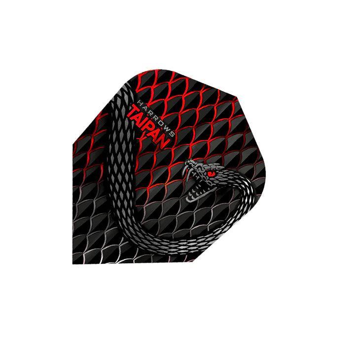Harrows - Taipan Červená - 100 Mikrón - Letky Na Šípky - Direct Darts - 1