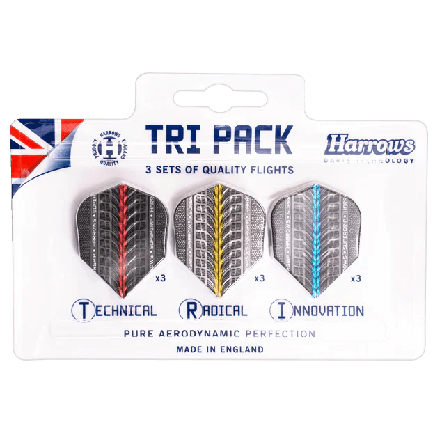 Harrows - Tri Pack Supergrip - Letky Na Šípky - Direct Darts - 1