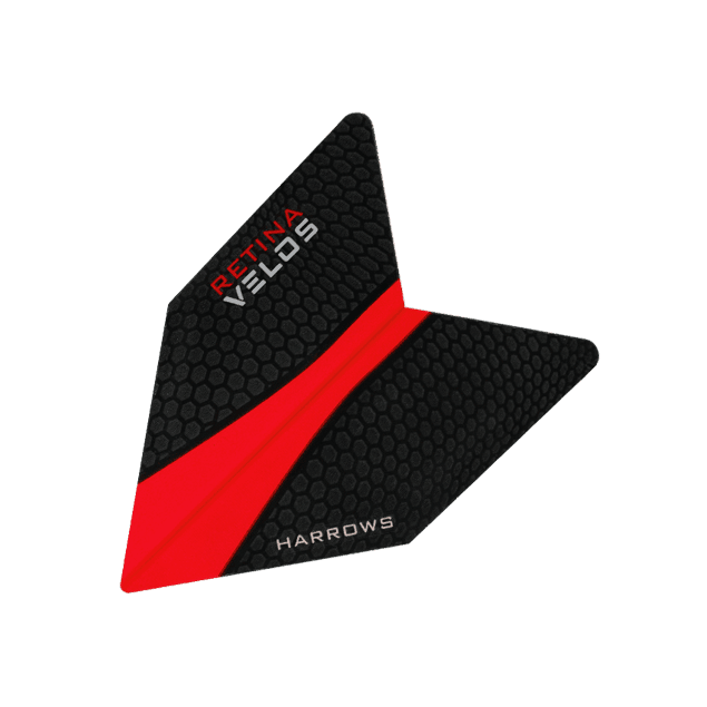 Harrows - Velos Retina V2 Červená - 100 Mikrón - Letky Na Šípky - Direct Darts - 1