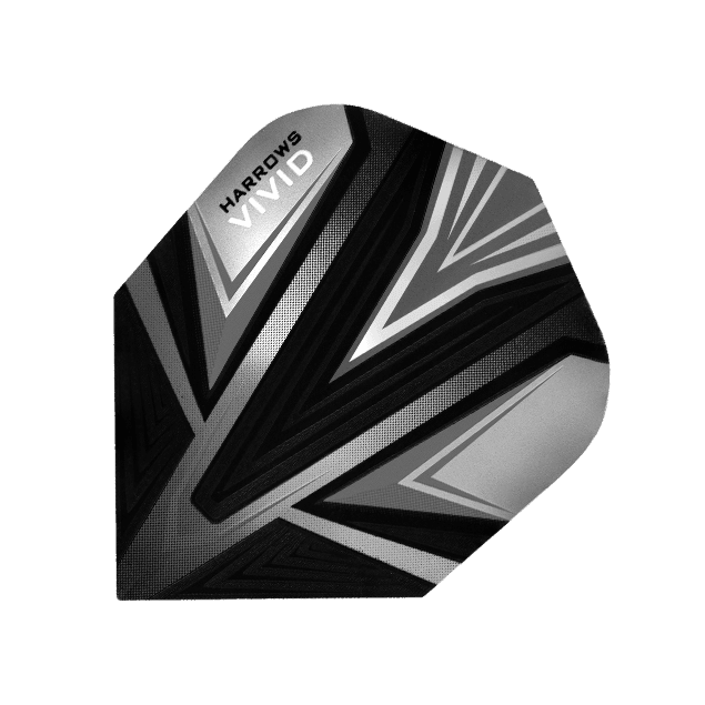 Harrows - Vivid Sivá - 100 Mikrón - Letky Na Šípky - Direct Darts - 1
