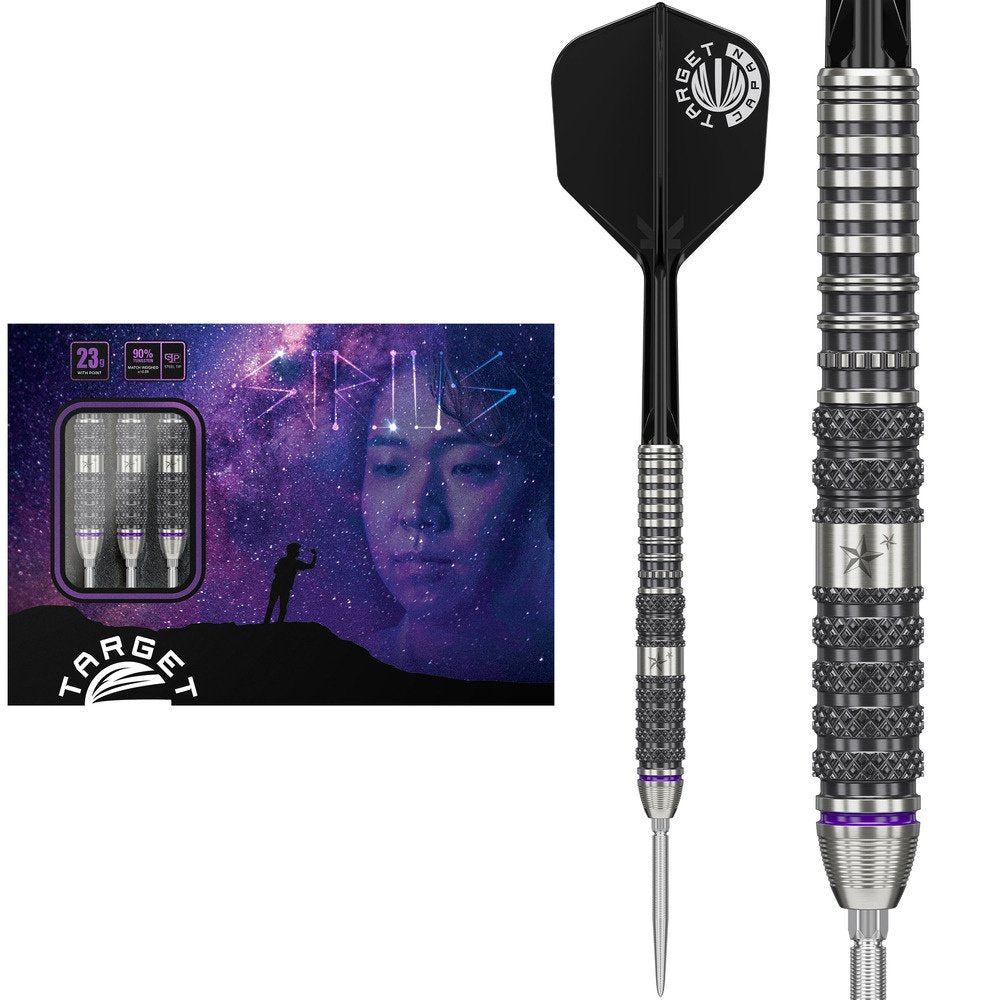 Target Japan - Prime Series Sirius Gen3 - 90% - Steel Šípky - Direct Darts - 1
