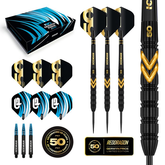 Red Dragon - Gerwyn Price 50 Years 90% - Steel Šípky - Direct Darts - 2